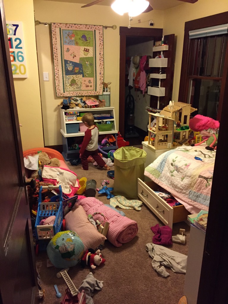 My daughter's crazy messy room
