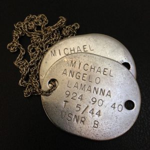 My grandfather's World War two dog tags